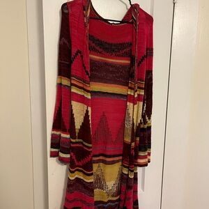 Colorful Geometric Patterned Dress